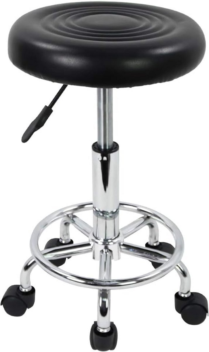 Zadelkruk op Wielen - Kapperskruk Ergonomisch - Tabouret - draaikruk