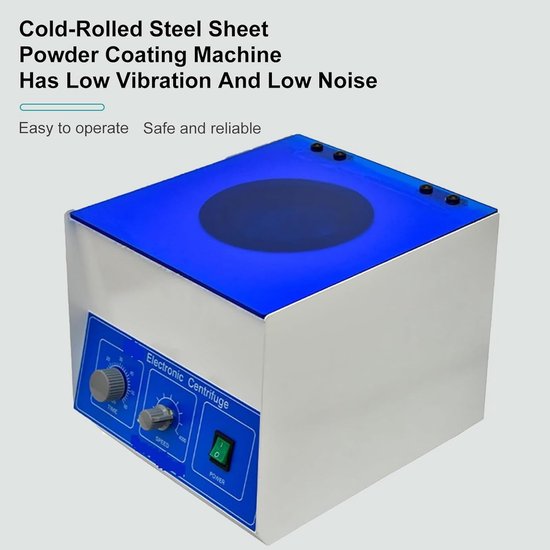 Tafelcentrifuge - Laboratorium centrifuge - Monster scheiding - Instelbare snelheid - 5.4 kg - Wit — afbeelding 4