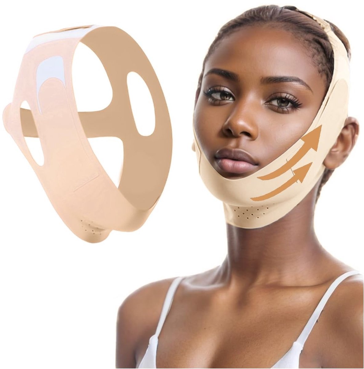 Cosensi - Dailygoods - V-vormige Gezichtsverstevigingsband voor Dubbele Kin