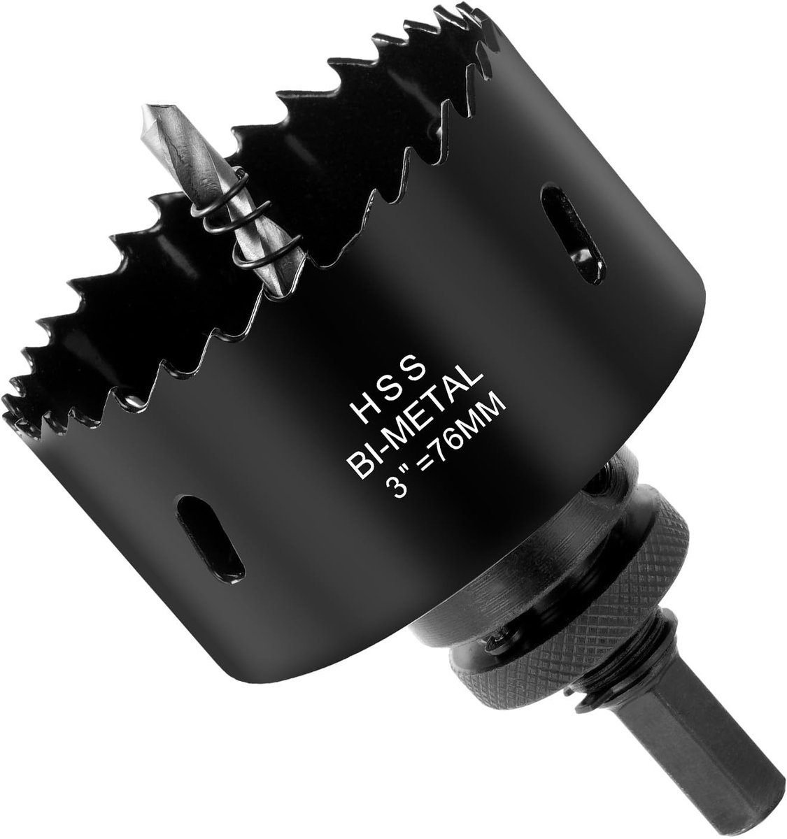 Cosensi - Dailygoods - Dailygoody - Bimetal Hole Saw - Professionele Houtboor - Met SDS Plus - 76 mm - Voor Houtbewerking - Geschikt voor Professioneel Gebruik - Standaard