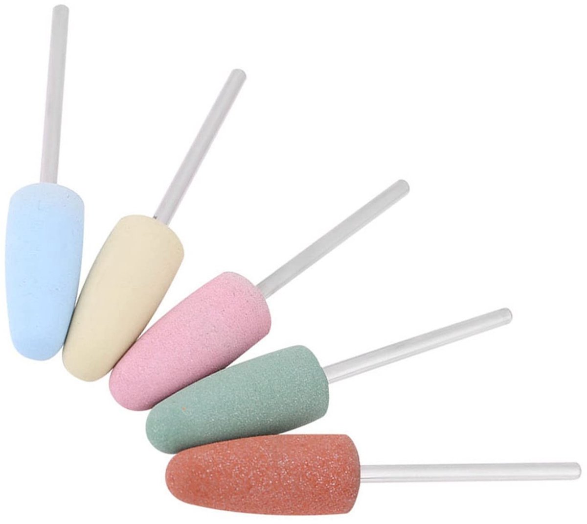 Cosensi - Dailygoods - Set van 5 Siliconen Nagelslijpers voor Manicure