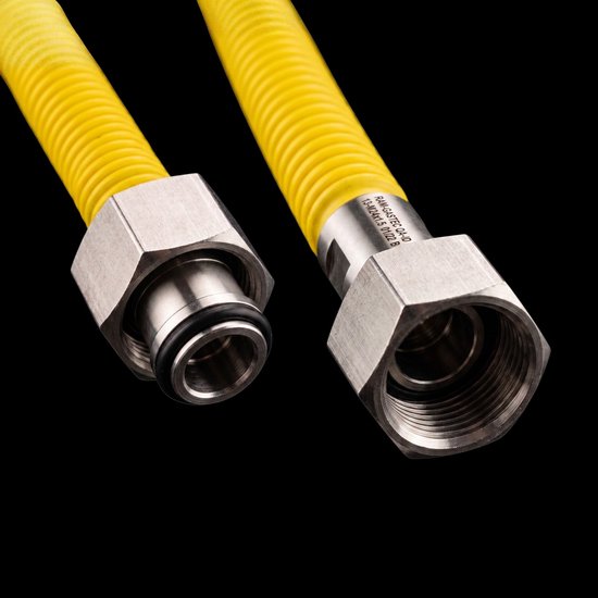 RAM gasslang Ecoflex, M24/1.5mm, le 2m, slang RVS, wartelmoer van Merkloos — afbeelding 3