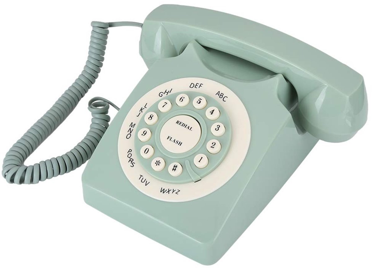 Dailygoods - Retro Vaste Telefoon met Kristalheldere Belkwaliteit en Grote Knoppen