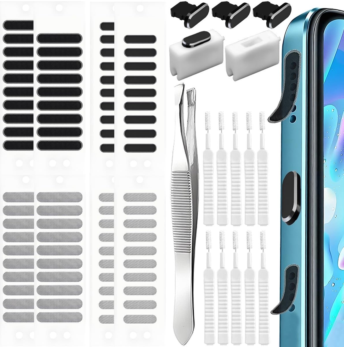 Dailygoods - Stofdichte Telefoon Stickers, 80 Stuks