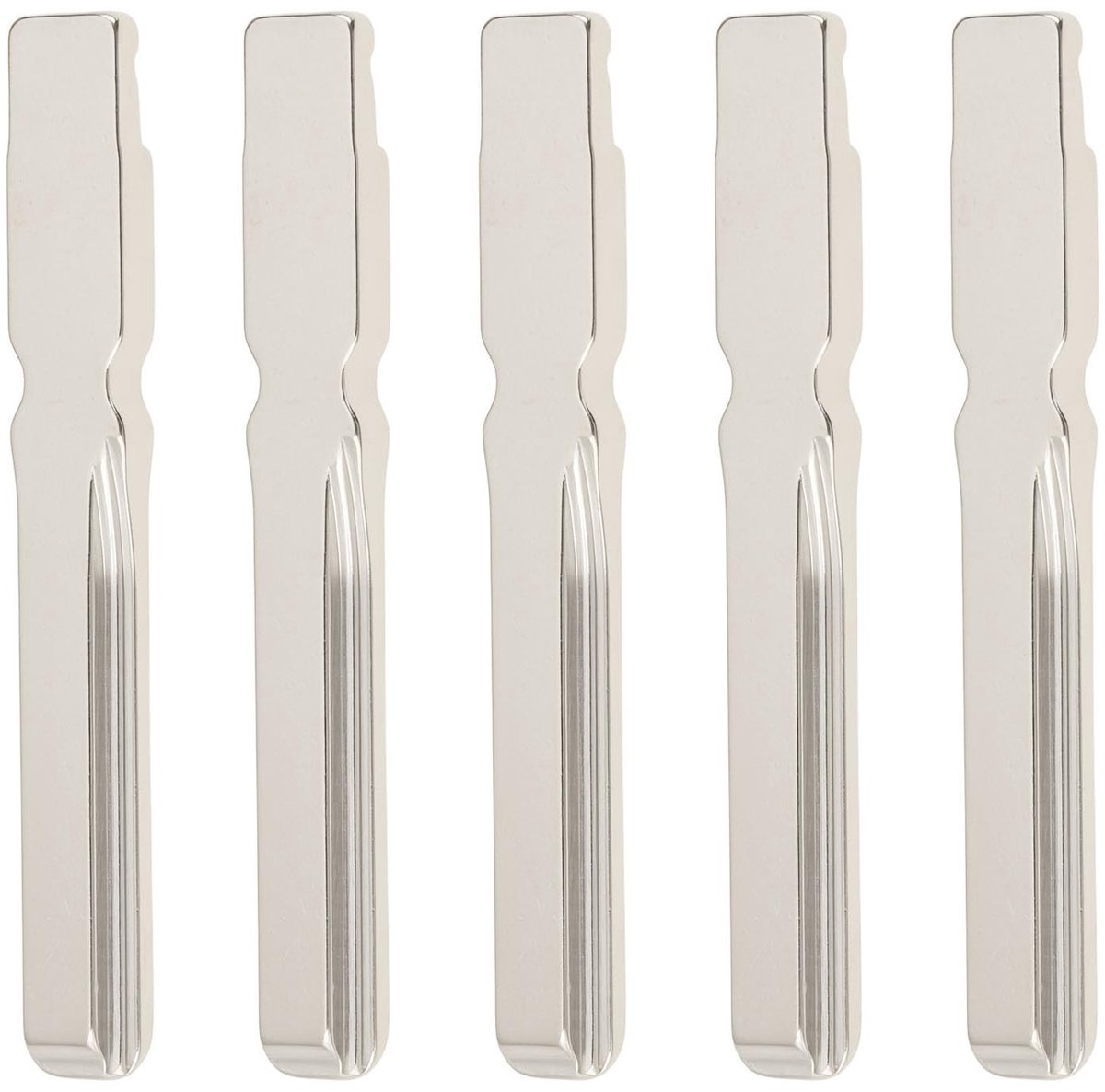 Dailygoods - 5 Stuks Ongesneden Flip Afstandsbediening Sleutelbladen