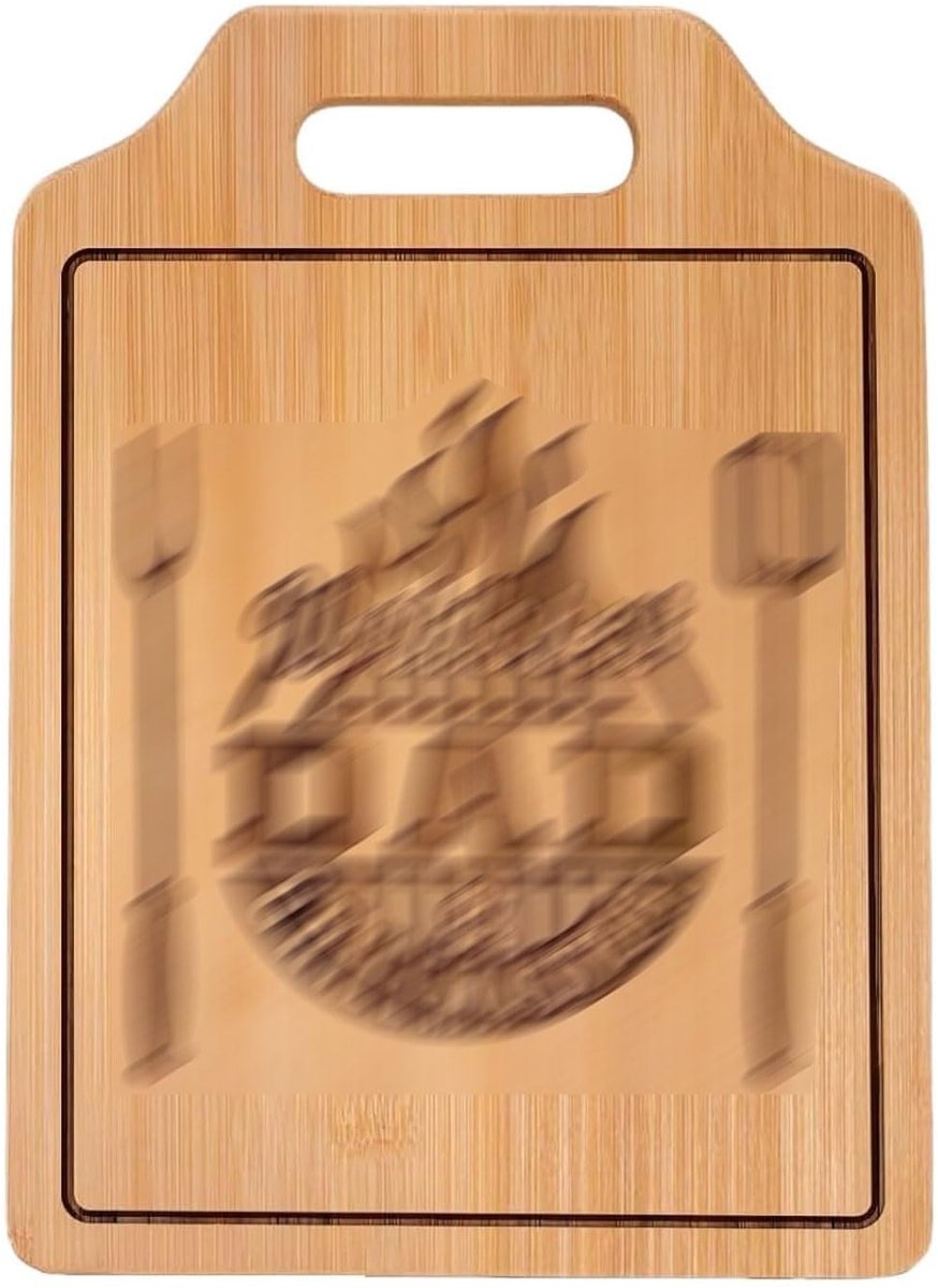 Dailygoods - Bamboe Snijplank als Gezond Cadeau voor Papa