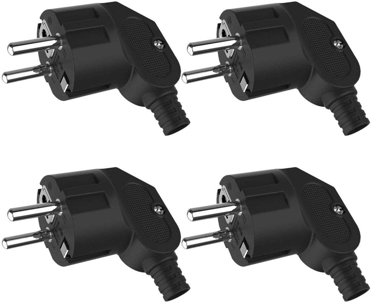 Dailygoods - Cosensi - 4 Stuks Europese Stijl Stopcontactadapters