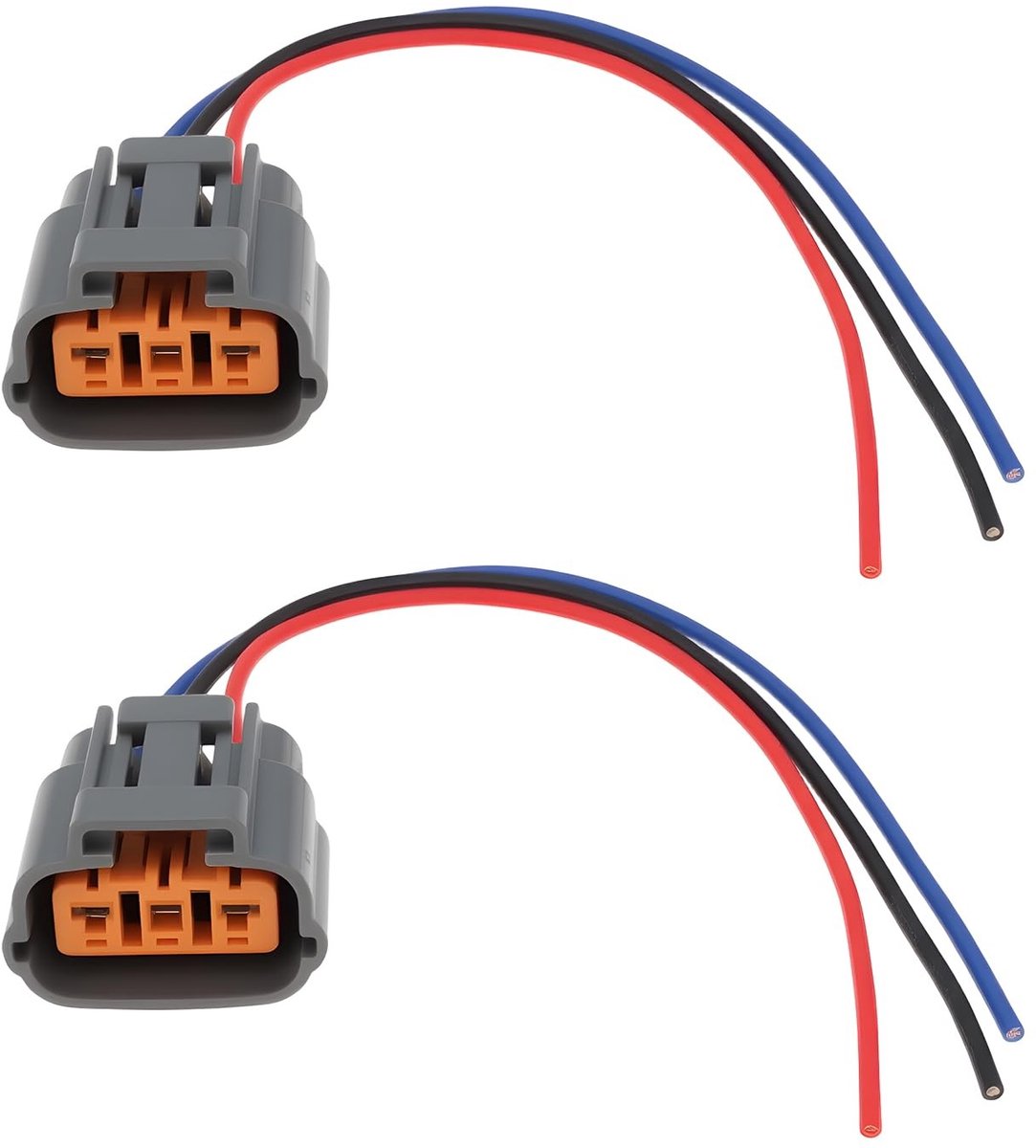 Dailygoods - 2-Delige 3-Pins Auto-Connector Bobineplug voor Diverse Voertuigen