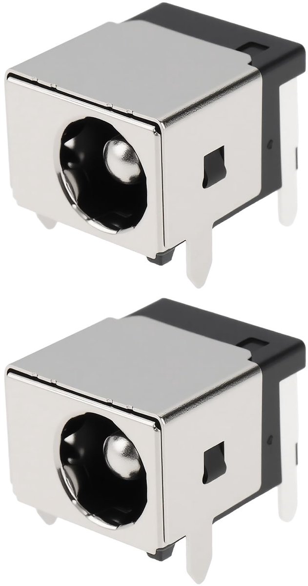 Dailygoods - 2 Stuks DC Power Jack Socket voor Elektronische Scanners