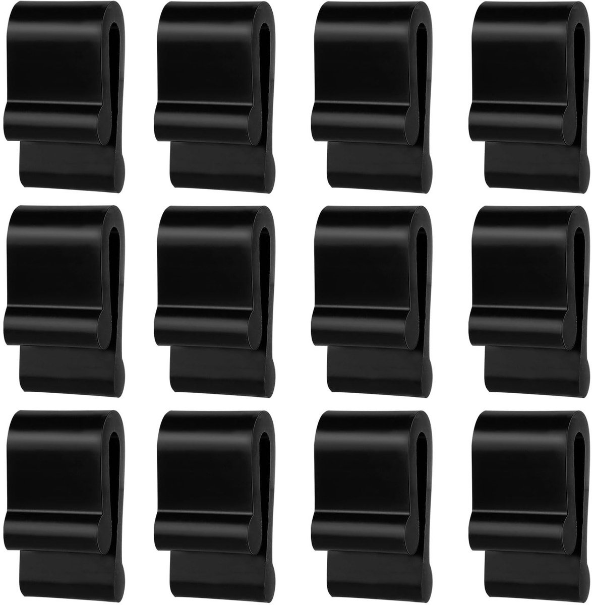 Dailygoods - Set van 12 Silicone Dekselbeschermer Clips voor Oven