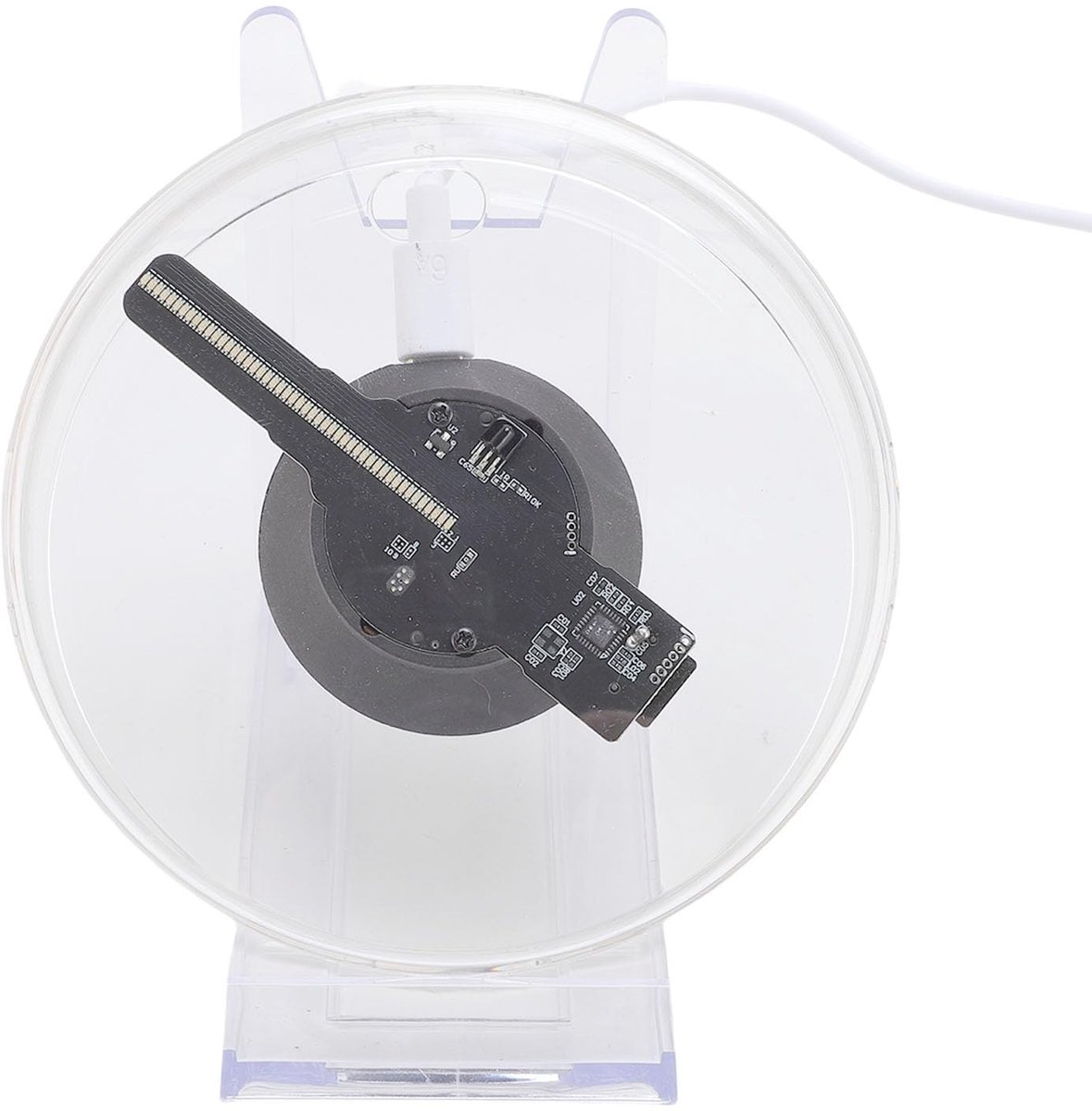 Dailygoods - Innovra - 3D Hologram Ventilator met WiFi App Control en 1080p Display
