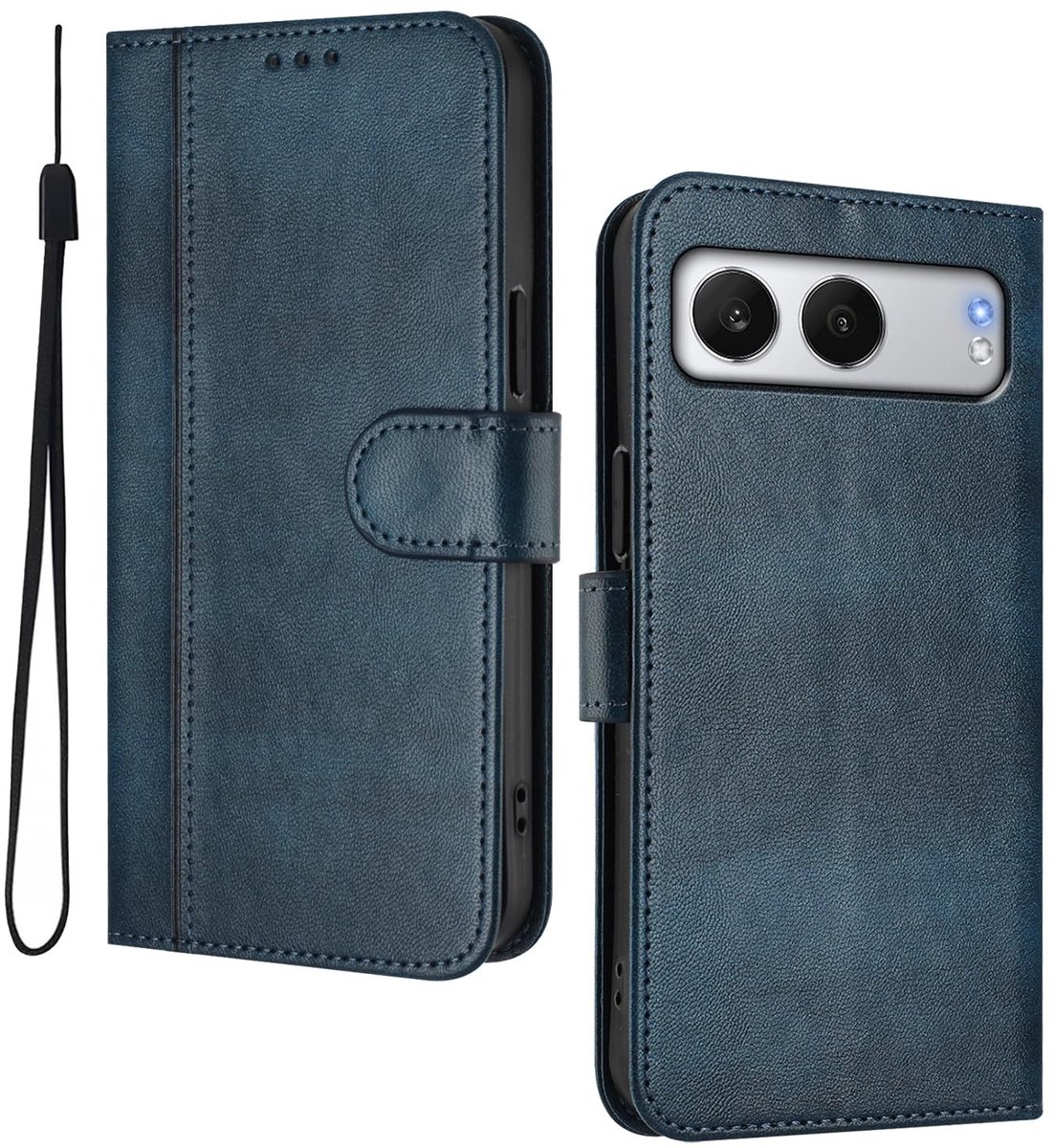 Dailygoods - Leren Telefoonhoesje voor OnePlus Nord 4 5G met Magneet en Kaartvakken