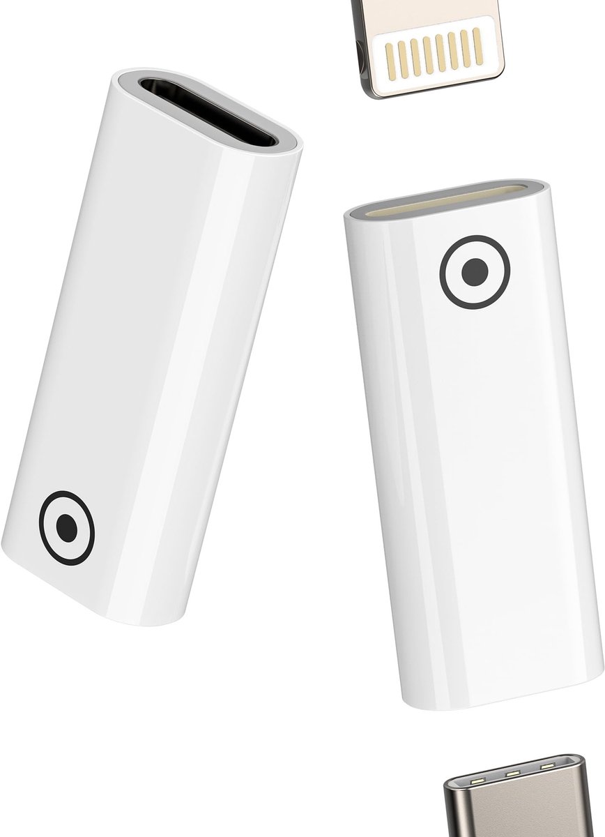 Dailygoods - 2 Stuks USB C naar Lightning Adapter voor Apple Pencil