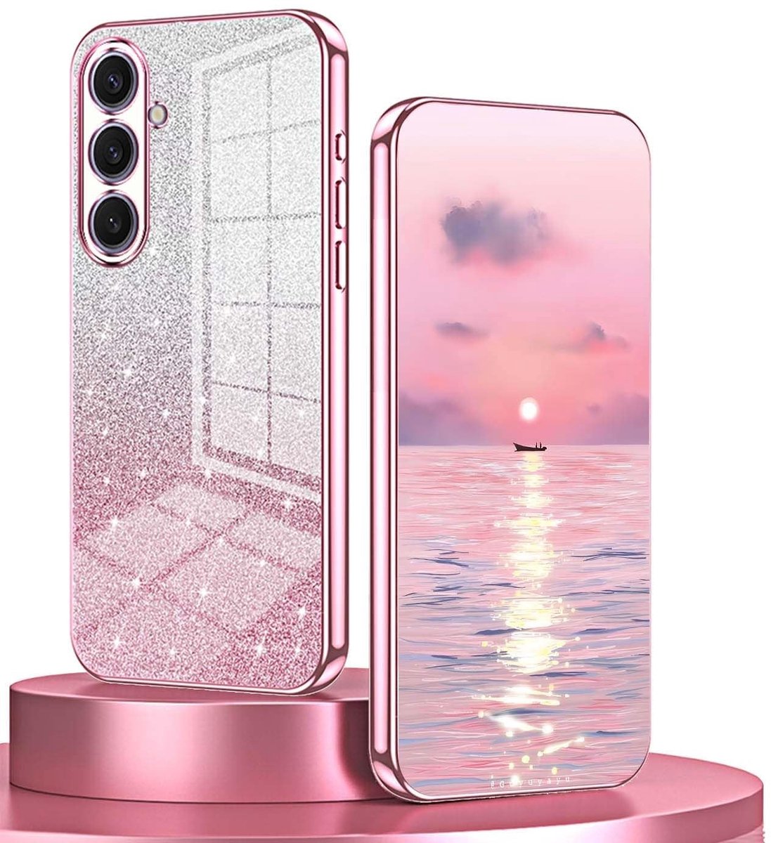 Dailygoods - Elegante Hoes voor Samsung Galaxy S25 Plus met Gegalvaniseerde Rand