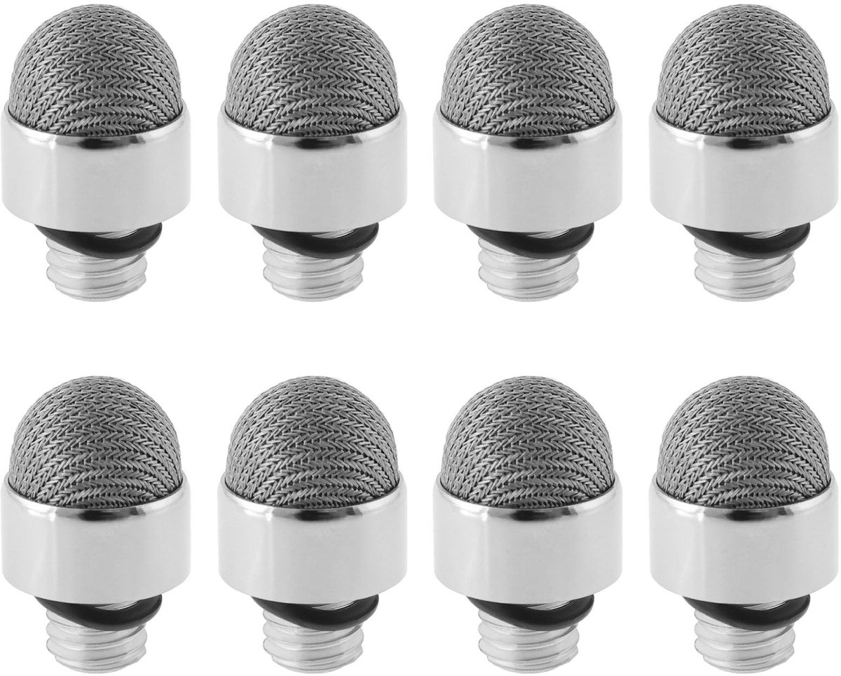Dailygoods - Set van 8 Vervangende Fiber Tips voor Stylus Pen met Draad M5