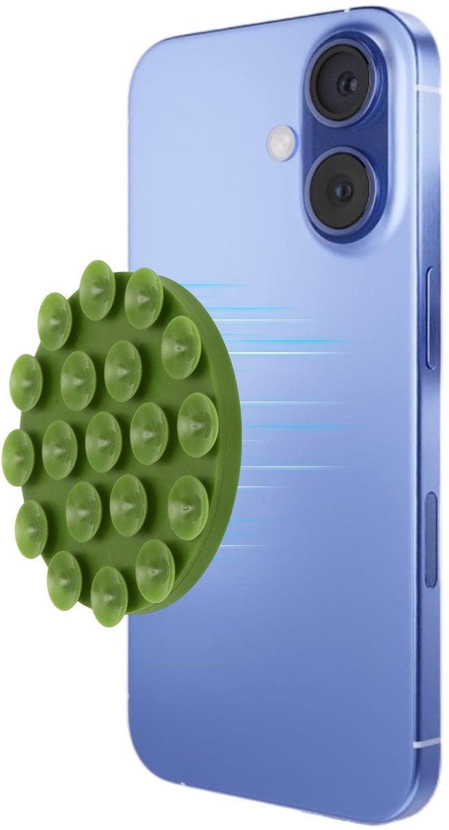 Dailygoods - Magnetische Telefoonhouder voor Mobiele Telefoons, Antislip, Diepgroen