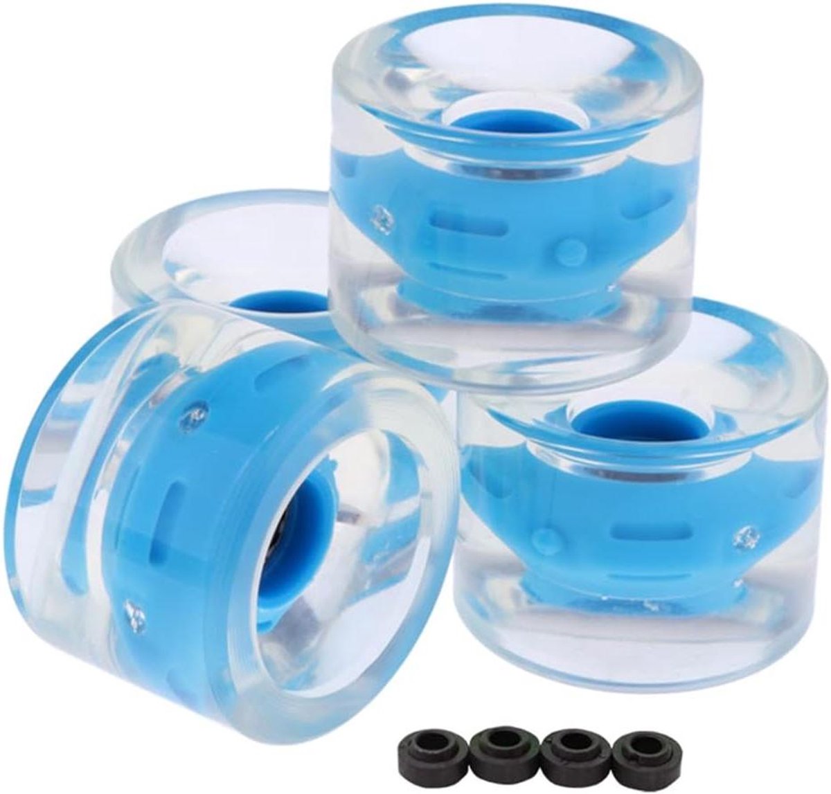 Reserve wielen Skateboard wielen Recreatief skateboarden Knipperend PU materiaal 60 x 45 mm Zie afbeelding
