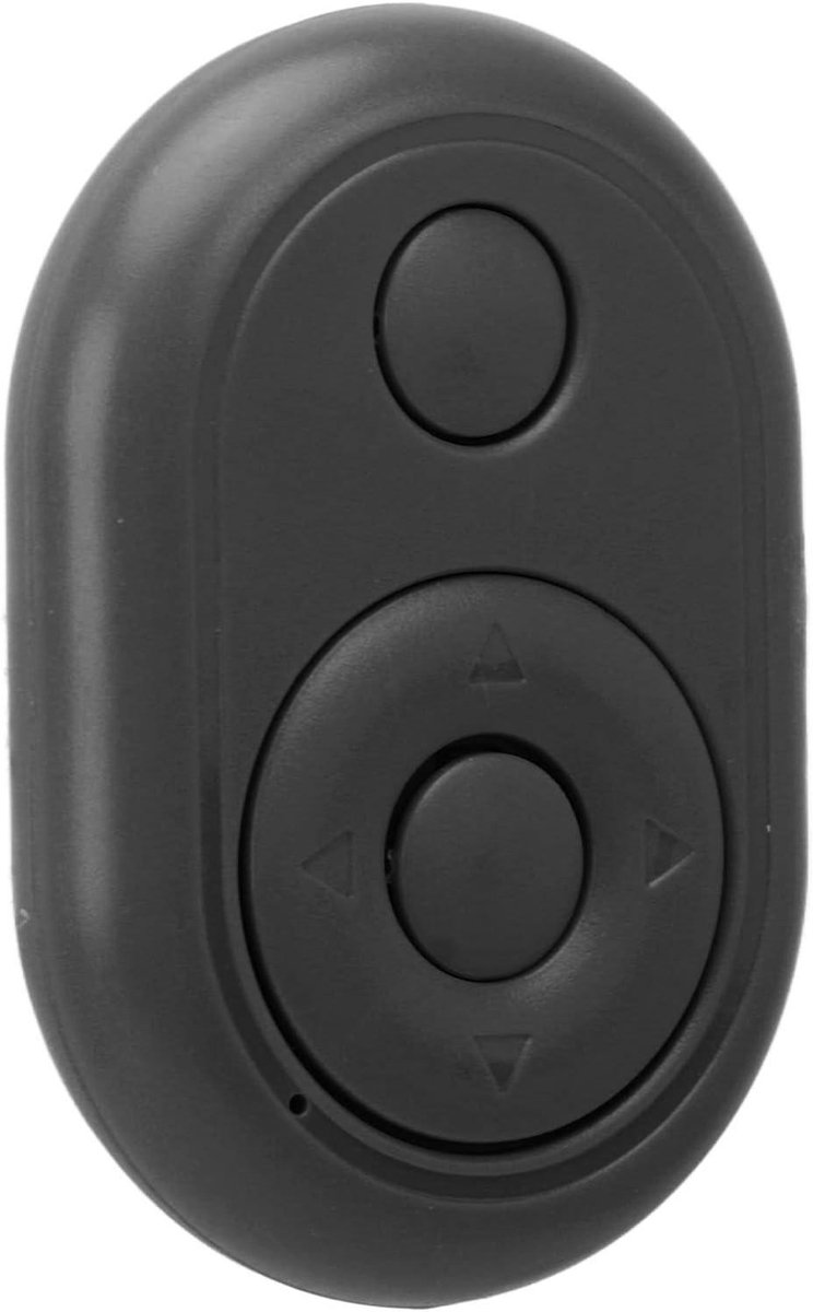 Camera Afstandsbediening - Selfie Knop - Video's Bekijken - Bluetooth 4.0 Connectie - 10 Meter Bereik - Zwart