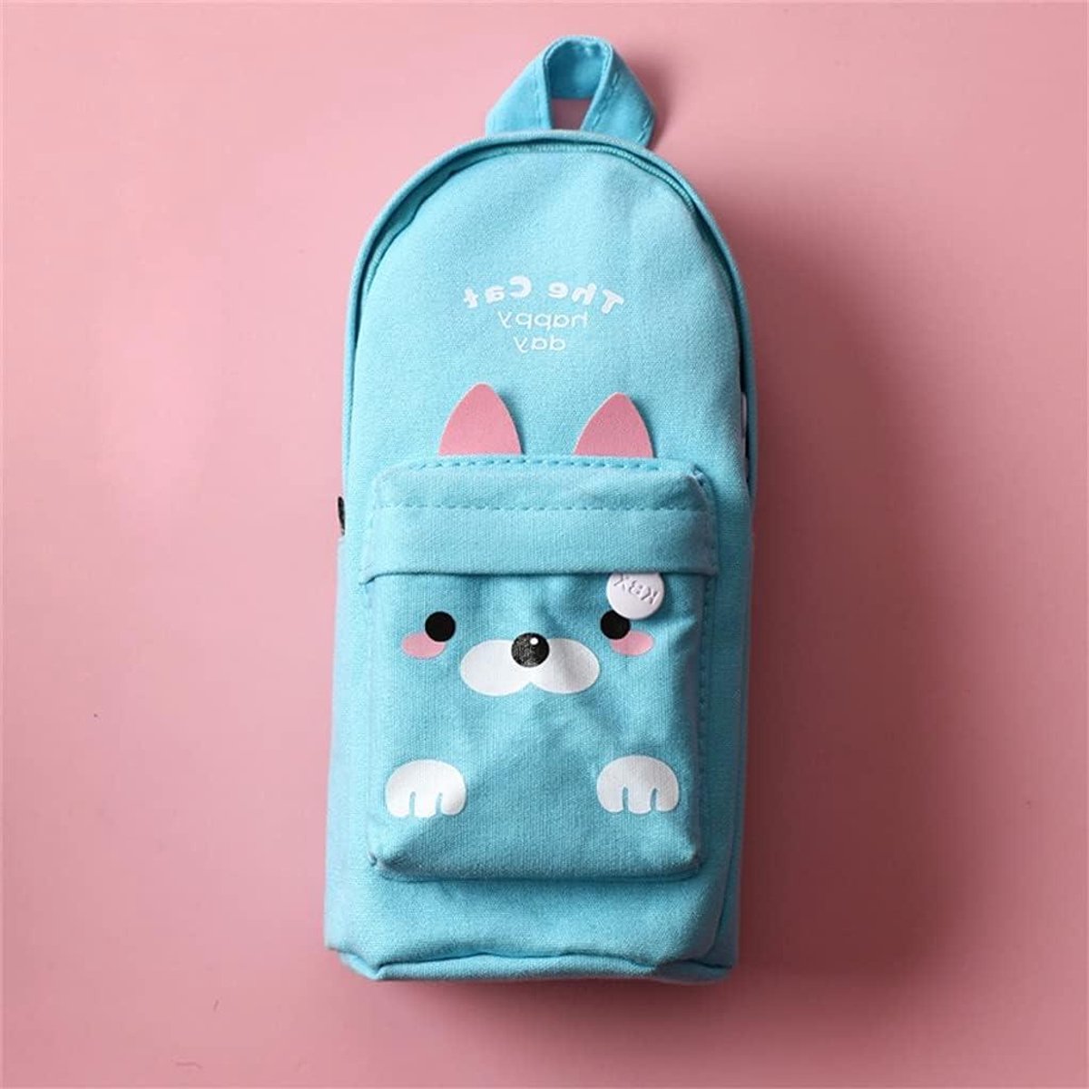 Leuke Zwarte Etui - Pennendoos Opbergtas - School Kantoorbenodigdheden - Unisex Stijlvol Ontwerp - Niet Gespecificeerd - Zwart