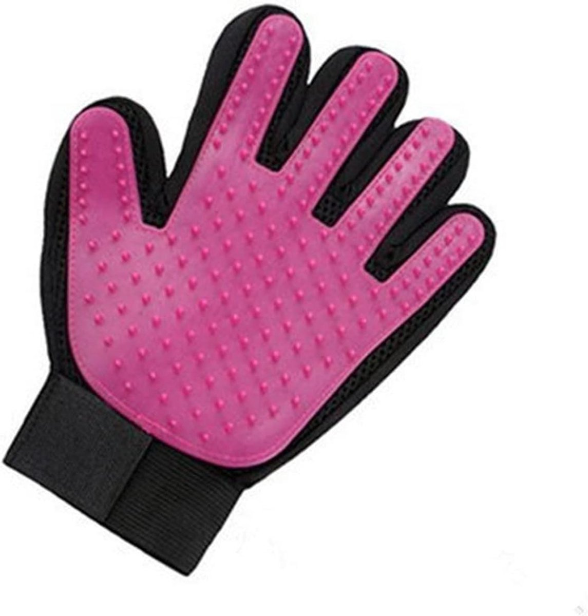 Schoonmakende Handschoenen Rubber Honden Katten Grooming Handschoenen Mitten Deshdeding Reinigingsdier Haarverwijderaar Borstel Scratcher for Dog Cat Combing Massage Huishoudhandschoenen(Right Hand,Gr