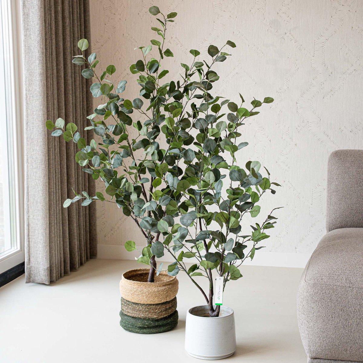 Eucalyptus mix - 2 stuks - Kunstplanten - Bundelset