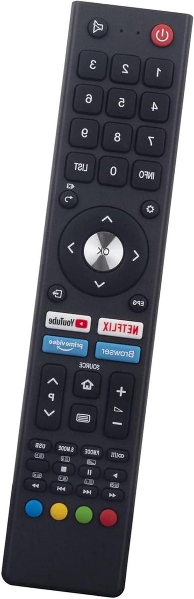 Afstandsbediening - Universele Bediening - TV Besturen - Directe Werking - 10 Meter - Zwart