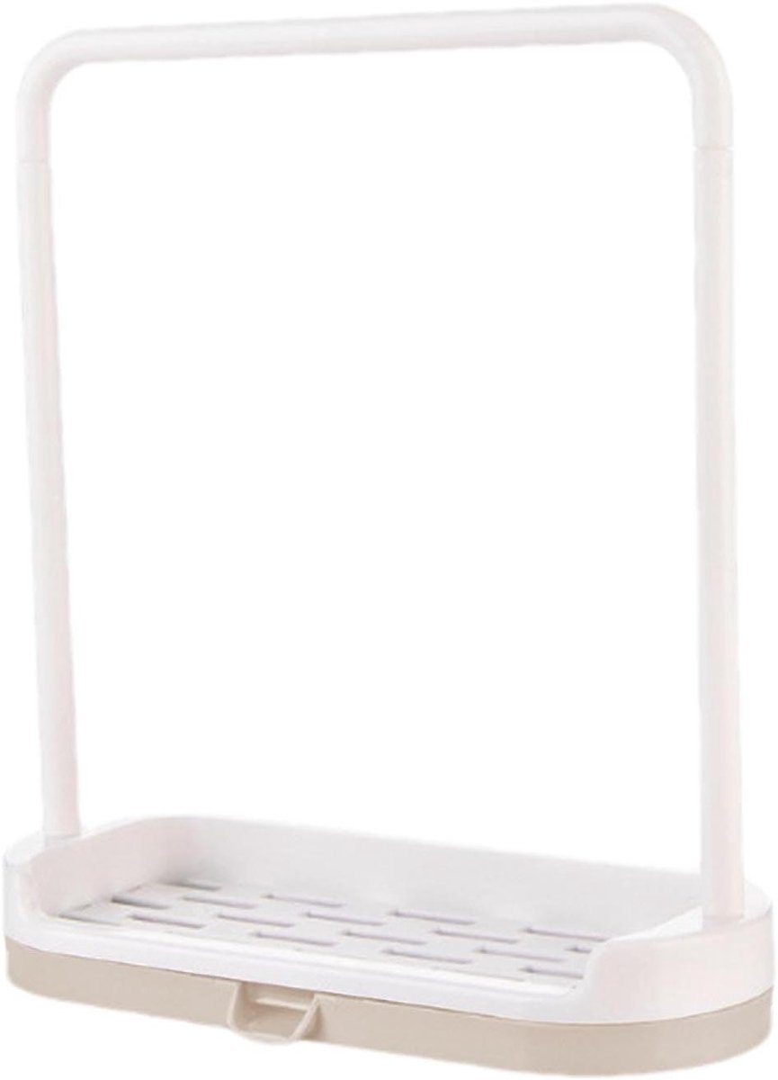 Gootsteen Organizer - Keuken Opberger - Aanrecht Netjes - Snel Drogen Ontwerp - 168 cm - Beige