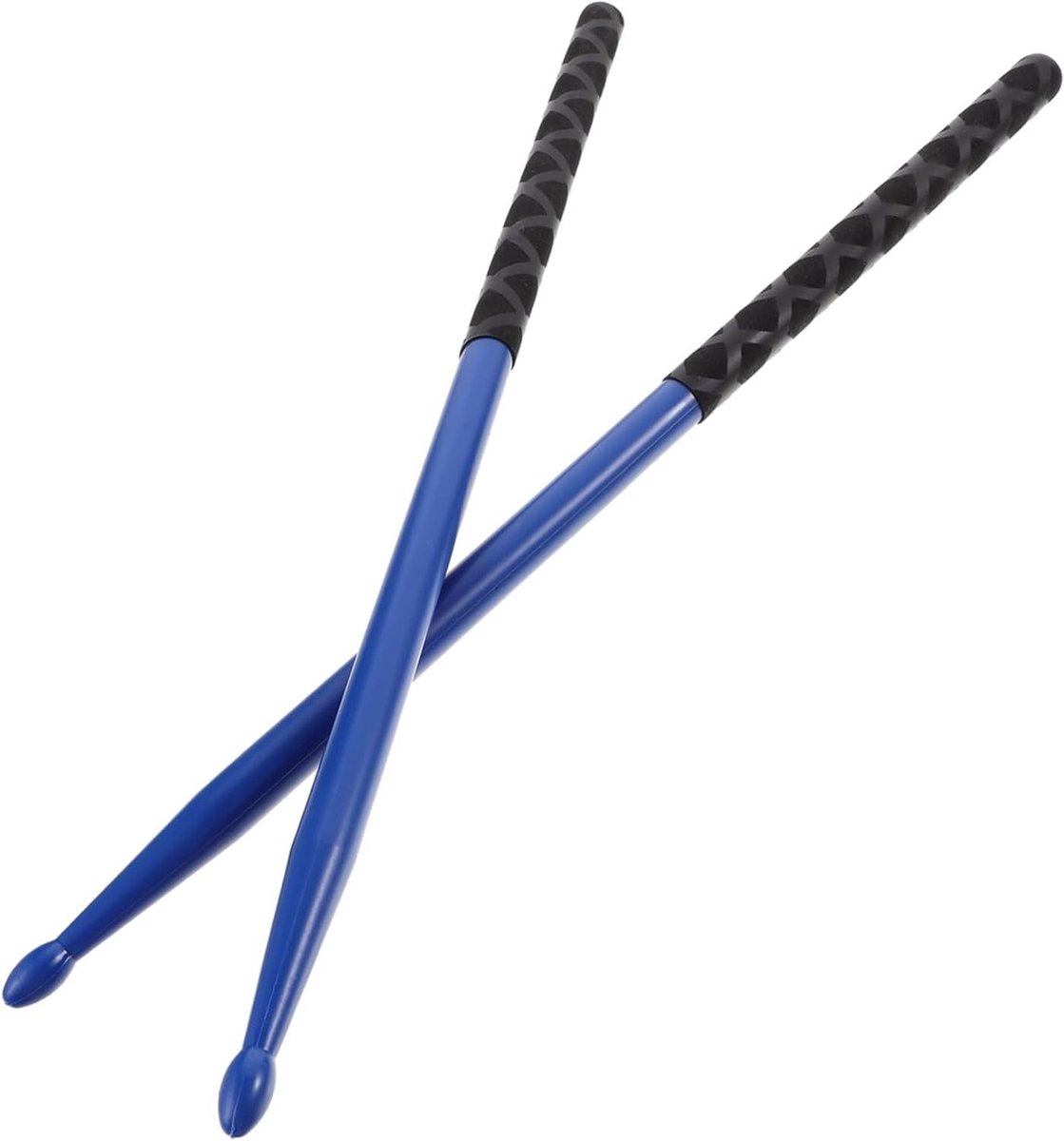 Drumstokken Set - Percussie Stokken - Muziek Maken - Antislip Hoezen - 3 Paar - Blauw