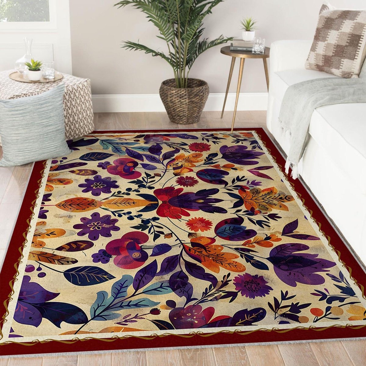Vloerkleed - Vloerbedekking - Woonkamer Decoratie - Wasbaar Antislip Ontwerp - 200x300 cm
