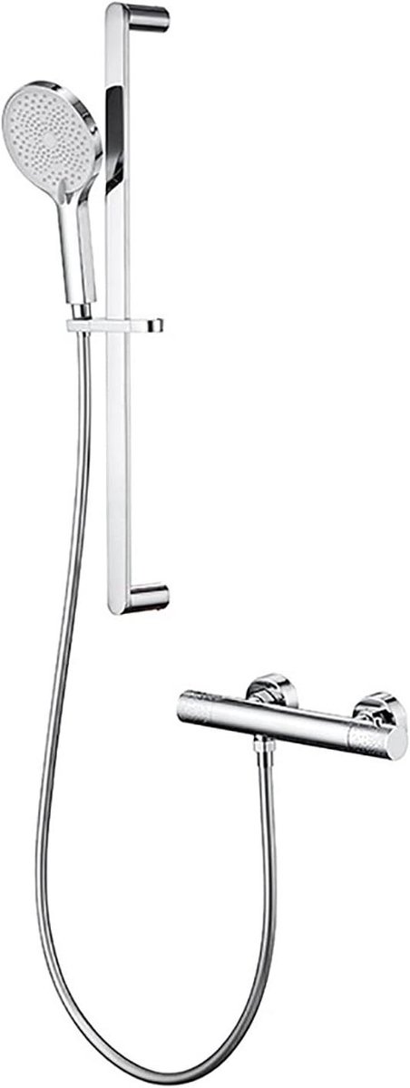 Badkraan Thermostatisch - Badmengkraan Douche - Comfortabel Douchen - Met Handdouche - Wan