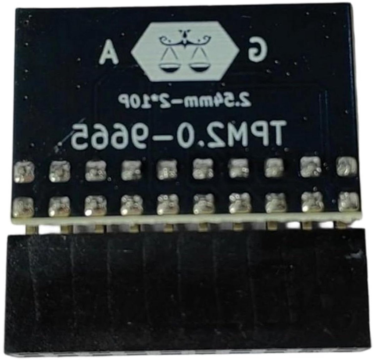 Beveiligingsmodule - TPM Chip - Data Beveiligen - Hardware Encryptie - 26x28mm - Zwart