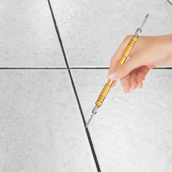 Afdichtingsverwijderaar - Voegenschraper - Voegen Reinigen - Antislip Ontwerp - 246 cm Lengte - Helder — afbeelding 2
