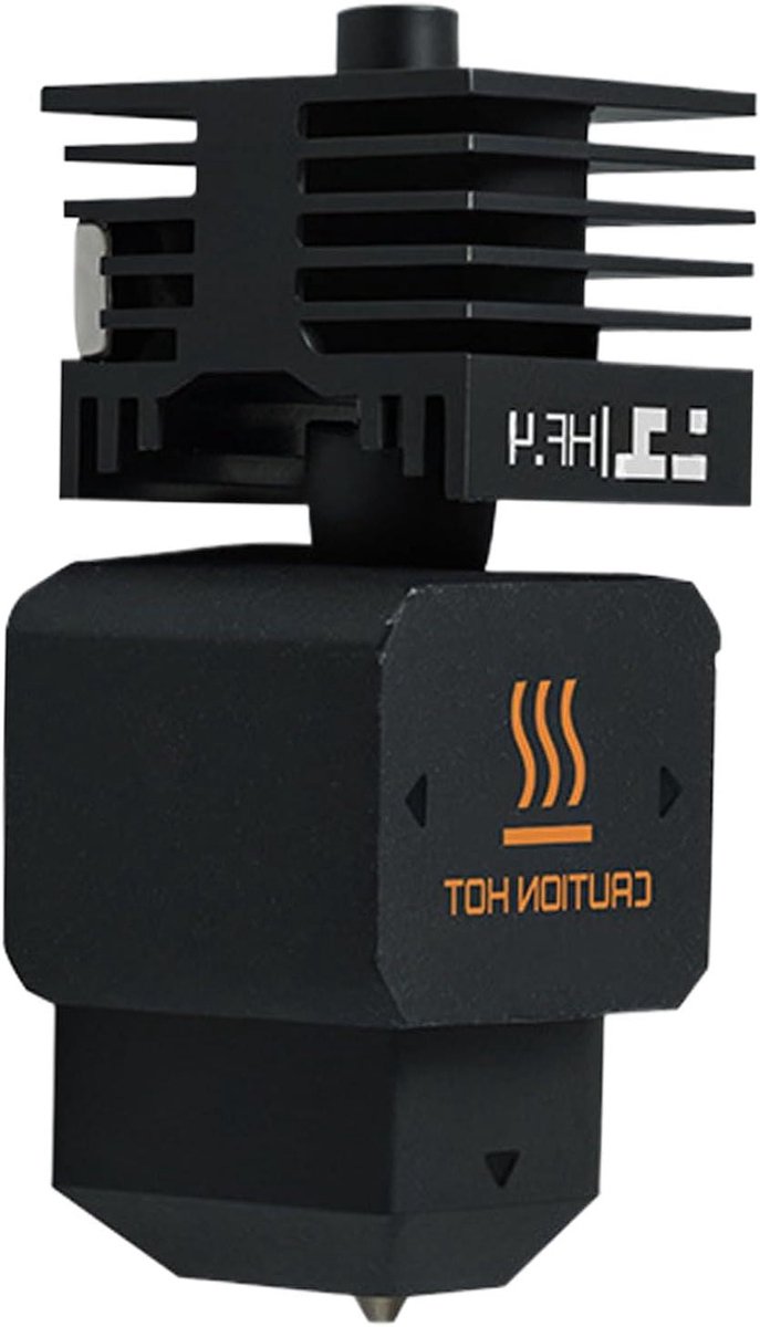 3D Printer Mondstuk - Extruder Onderdeel - Precisie Printen - Hoge Doorstroming - 4.9 cm Lengte - Zwart