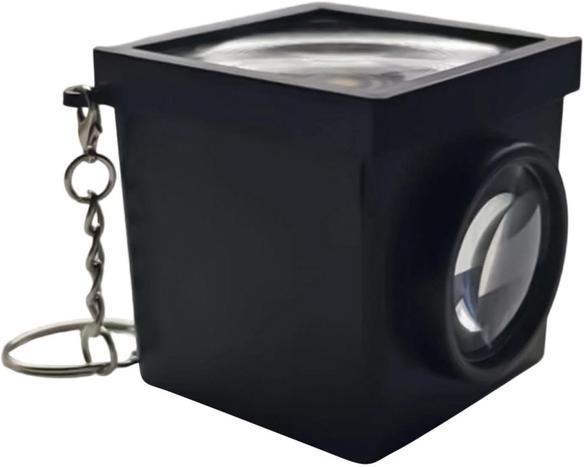 Optische Zoeker - Niveaufinder Camera - Compositie Verbeteren - Parallaxvrij Prisma - 50mm Objectief - Zwart