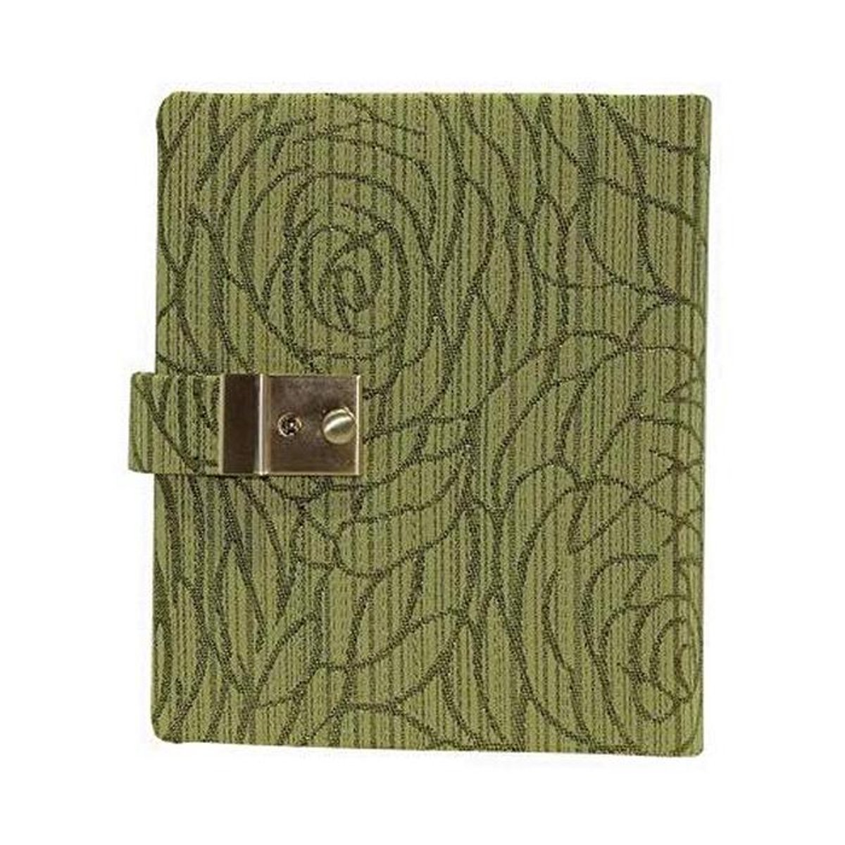 Dagboek met slot - Gedachten vastleggen - Persoonlijke notities - Handgemaakt in Duitsland - 140 x 170 mm - Groen