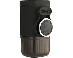 Elektrisch Koffiezetapparaat - Draagbaar Koffiezetapparaat - Reizen en Outdoor - Handgedrukte Maling - 100 ml Inhoud - Zwart