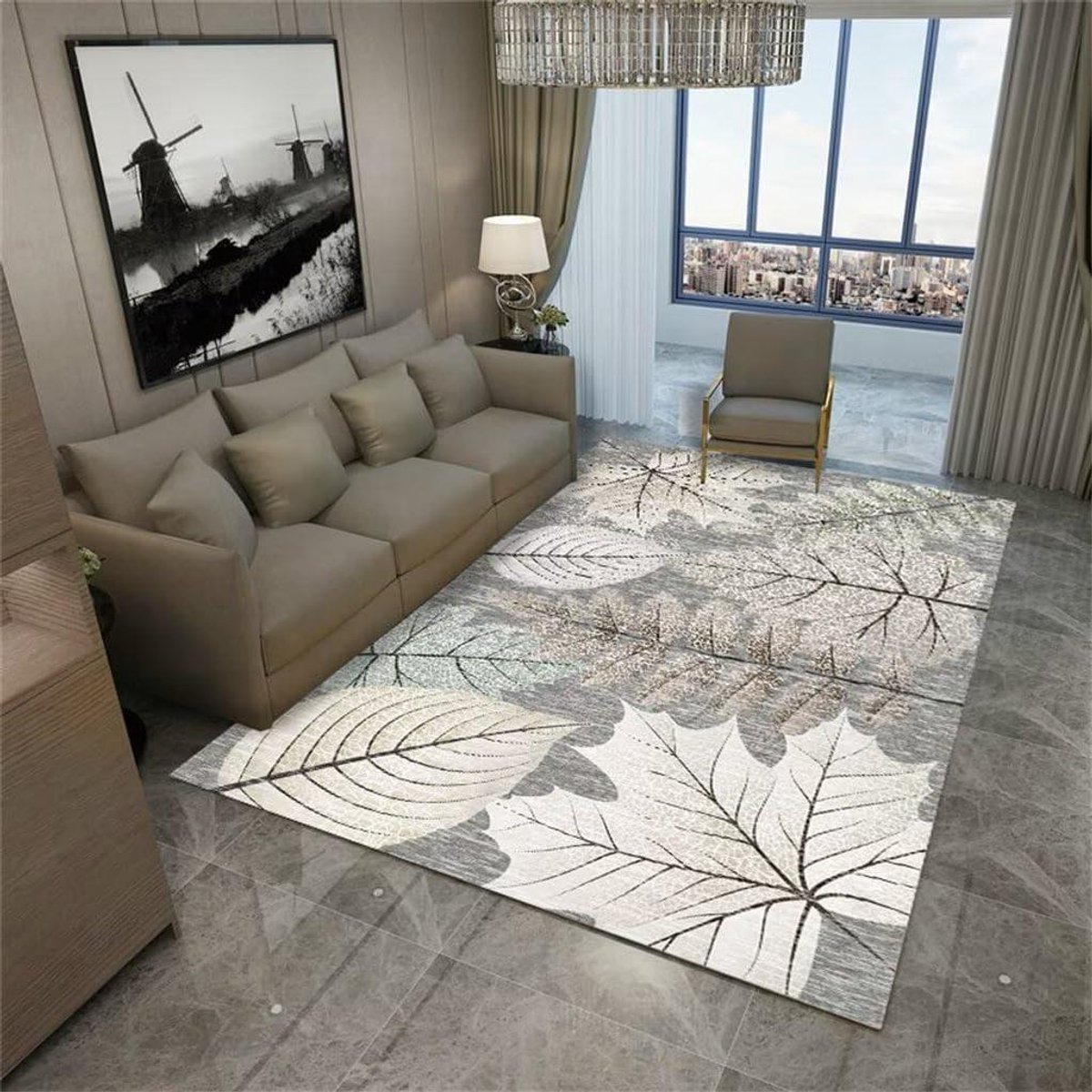 Vouwdeur - Schuifdeur - Ruimte Verdelen - Maatwerk Mogelijk - 190x270cm - Grijs