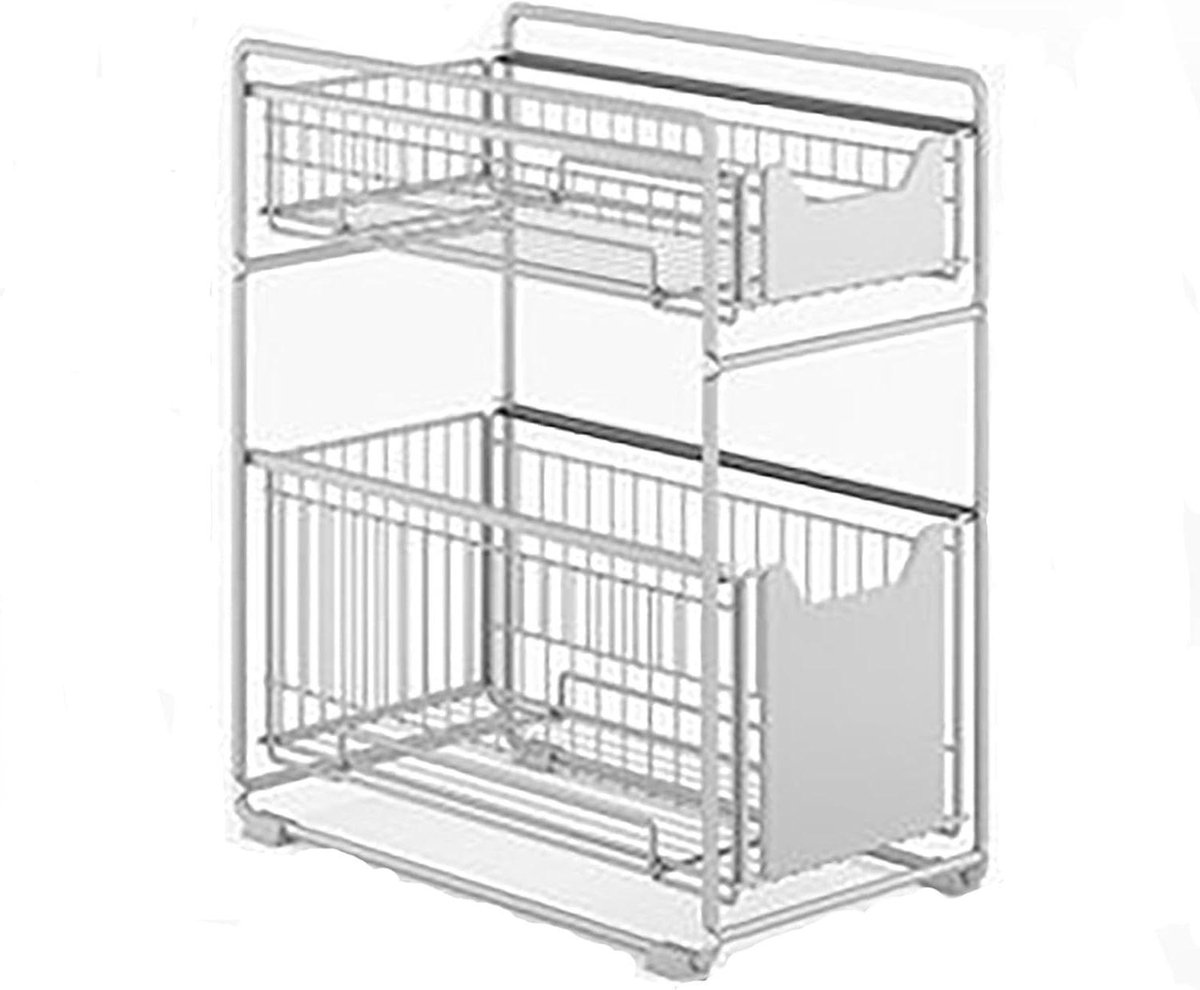 Onderbouw Organizer - Laden Systeem - Keuken Opbergen - Uittrekbare Laden - 295x392x425cm - Wit