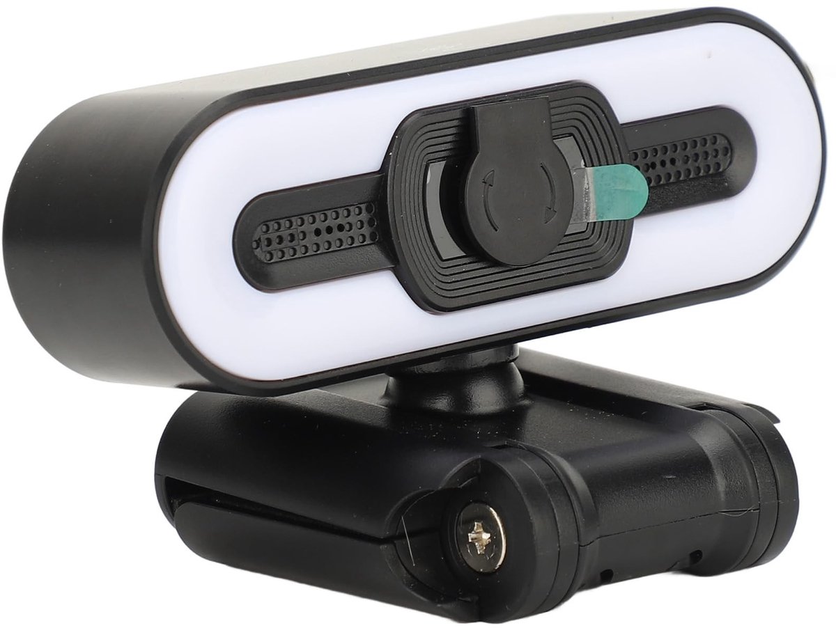 Dailygoods - Dailygoody - 4K-webcam - USB-webcam - Superhelder Invullicht - Voor Laptop - Ingebouwde Microfoon - Geschikt voor Videoconferenties - Compact formaat