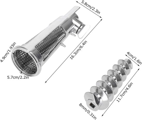 Dailygoods - Vleesmolenopzetstuk voor Mixers en Sapcentrifuge van Dailygoods — afbeelding 5