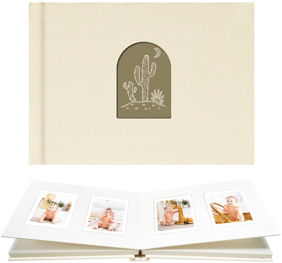 Dailygoods - Cosensi - Dailygoody - Mini Foto Album - Instant Camera Album - Geschikt voor Fuji Instax Mini - Beige - Met Schrijfruimte - Voor Fotoliefhebbers