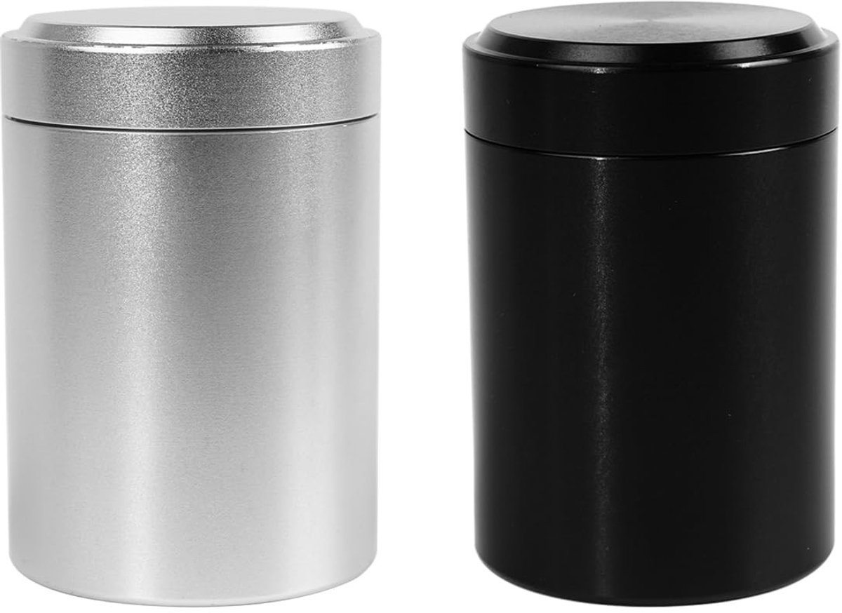 Dailygoods - Dailygoody - Aluminium Voorraadpotten - Luchtdichte Container - Draagbaar Formaat - 60 ml - Perfect voor Koffie en Thee - Ideaal voor Specerijen