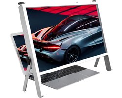 Schermvergroter Laptop - Telefoon Vergroter - Film Kijken - 3D Beeld Effect - 22 Inch - Wit