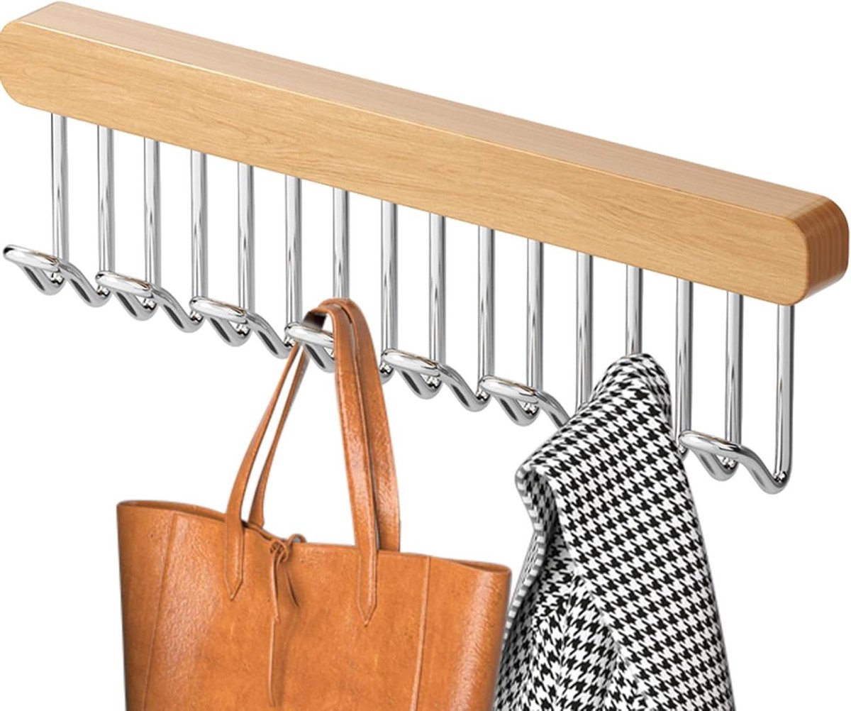 Uittrekbare Riemhouder - Kast Organizer - Kast Ordenen - Ruimtebesparend Ontwerp - 30 cm - Zwart