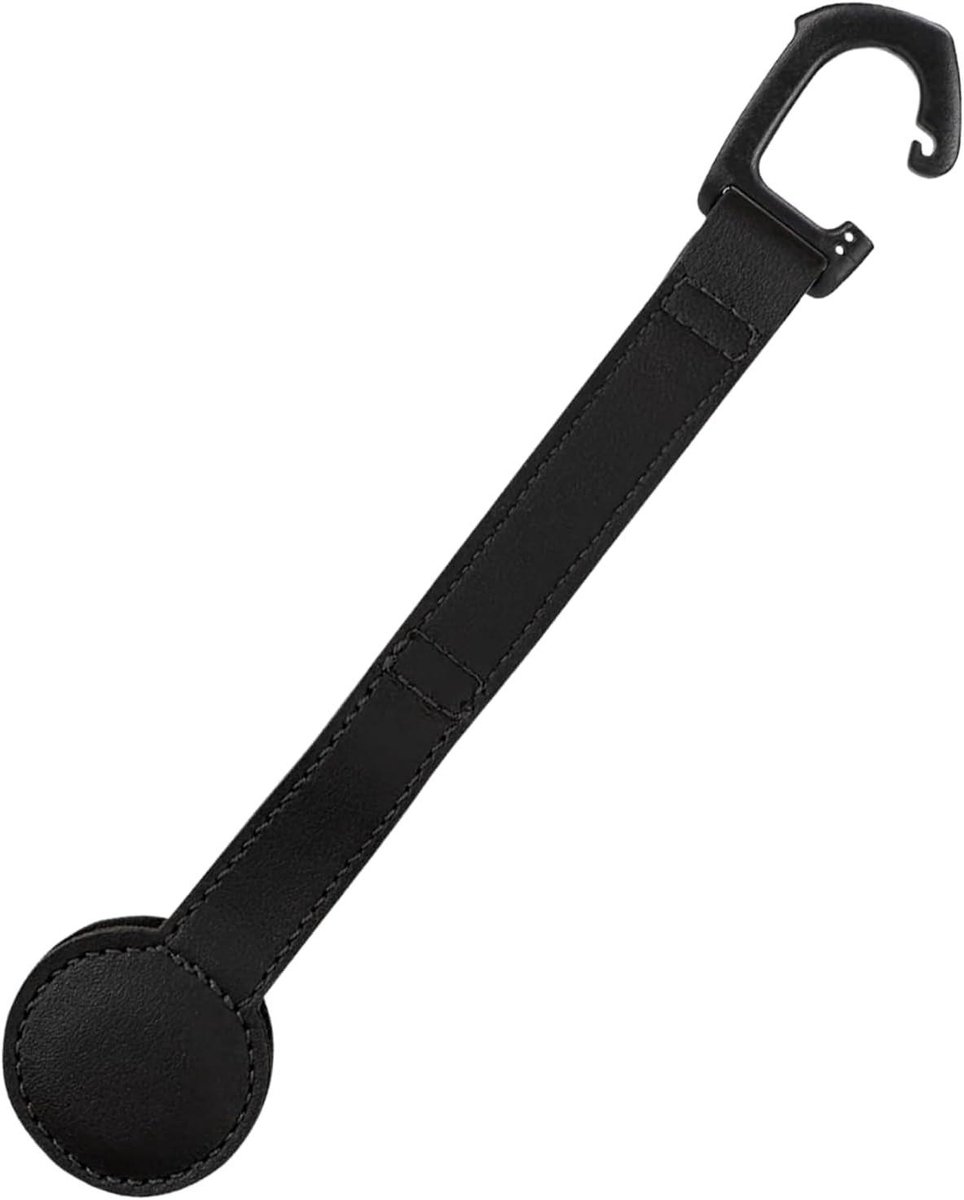 Auto Hoedhouder - Voertuig Organizer - Auto Interieur - Magnetische Clip - 23 x 5 x 1 cm - Zwart