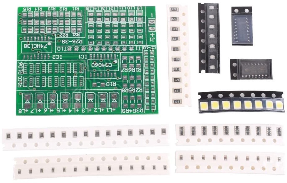 Dailygoods - DIY Soldeer Praktijk Board met LED Knipperende Controller Module