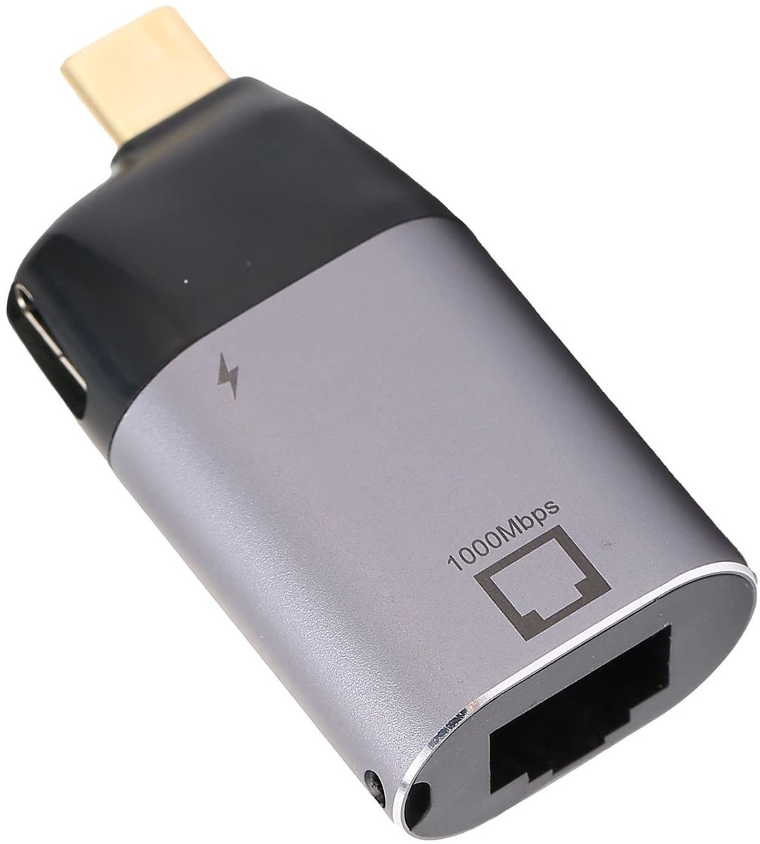 Dailygoods - USB C naar Ethernet-adapter met PD3.0 Oplaadpoort