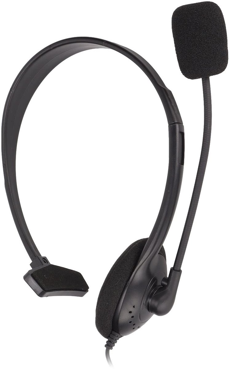 Dailygoods - Telefoonheadset Mono met Ruisonderdrukkende Microfoon en Volumeregeling