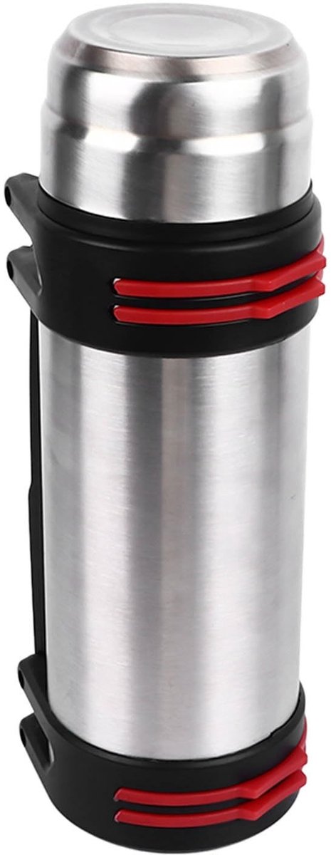 Dailygoods - Thermische Waterfles 2L van Roestvrij Staal met Deksels