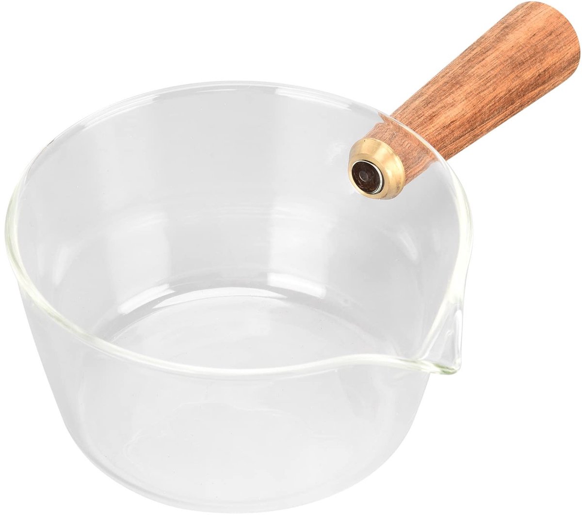 Dailygoods - Glazen Melkpot met V-vormige Uitloop van Borosilicaatglas